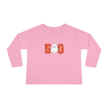 Ghost Boo Toddler Long Sleeve Tee