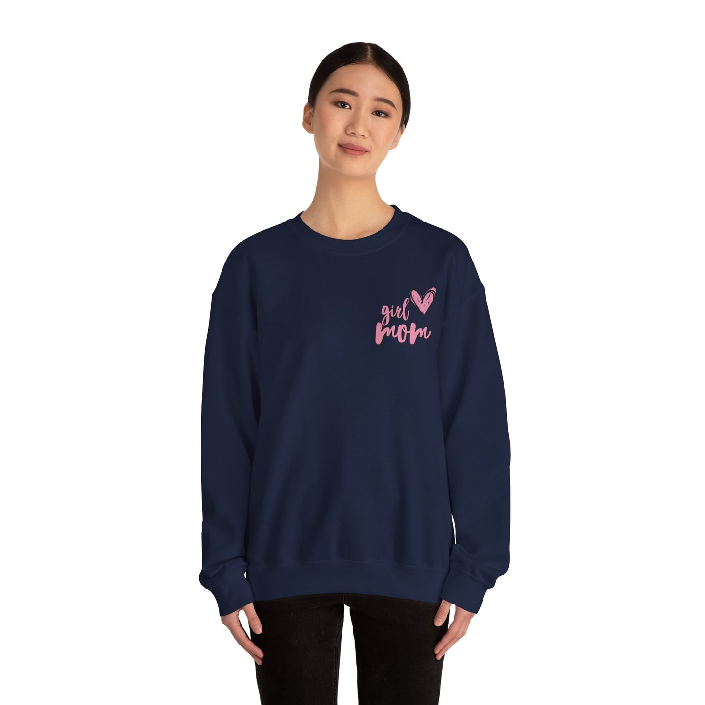 Girl Mom Crewneck Sweatshirt