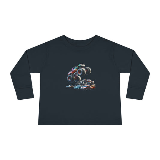 Monster Truck Toddler Long Sleeve Tee