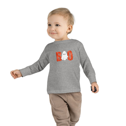 Ghost Boo Toddler Long Sleeve Tee