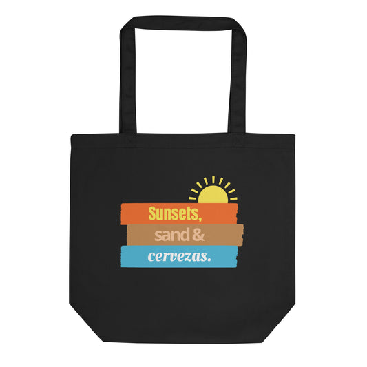 Sunsets, Sand & Cervezas Eco Tote Bag