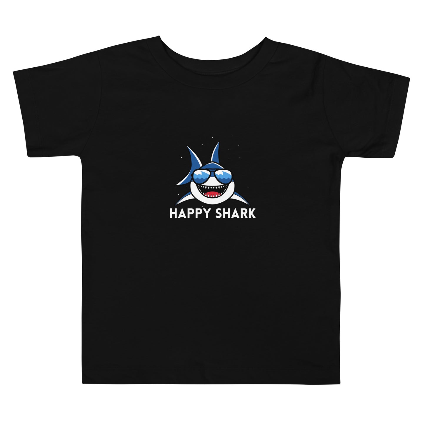 Happy Shark Toddler Short Sleeve Tee