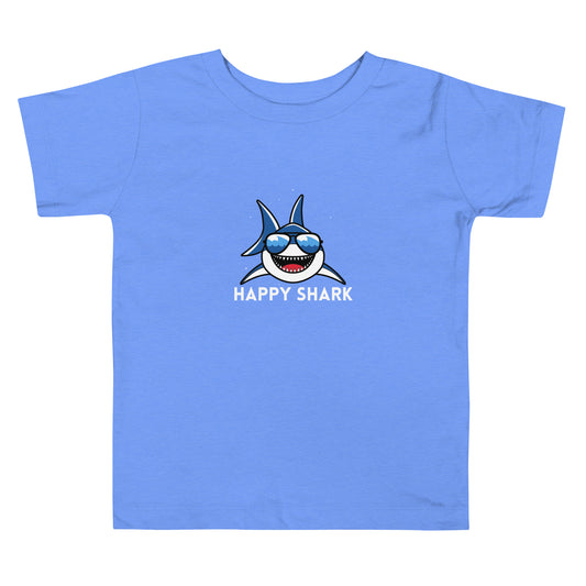 Happy Shark Toddler Short Sleeve Tee