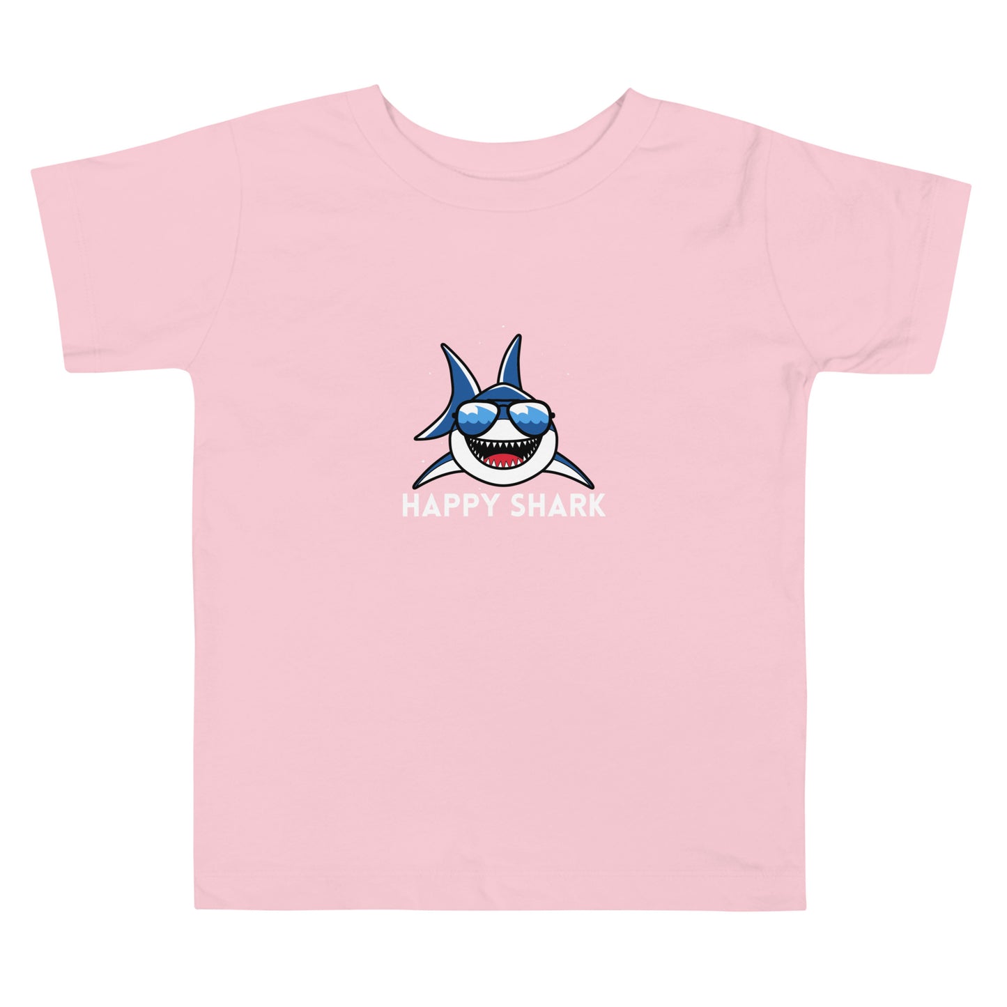 Happy Shark Toddler Short Sleeve Tee